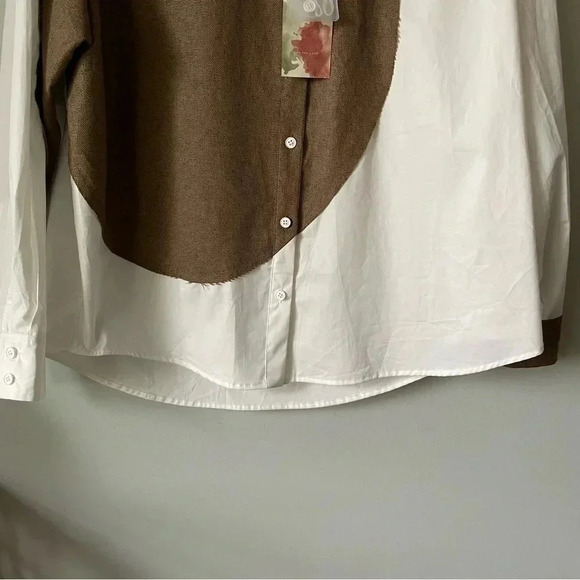 Howl  Studio | Geometric Rough Cut Blouse - Picture 11 of 16